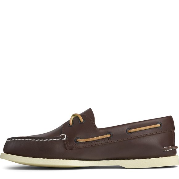 SPERRY MEN'S AUTHENTIC ORIGINAL 2-EYE BOAT SHOE, BROWN, 9 M US